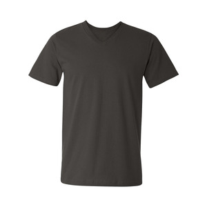 T-shirt col V pour homme de qualité supérieure, 100% coton, t-shirt col V uni en coton de haute qualité pour le fitness - Product Image 6