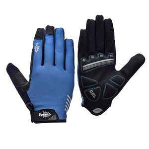 Gants de cyclisme noirs à doigts entiers, respirants, antidérapants, avec paume en gel, pour le vélo et les sports de plein air - Product Image 1