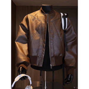Veste en cuir véritable à vendre à prix de gros, manteau d'hiver pour homme et femme, doux, durable, confortable, élégant, vêtements d'extérieur tendance - Product Image 3
