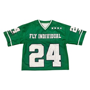 Camiseta de Fútbol Amarilla Personalizada para Hombre, Cuello Mao, Tejido de Sarga, Tejido de Punto Ecológico, Ajuste Holgado, Estampado de Números Grandes, Transpirable - Product Image 4