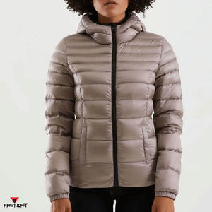 Veste d'hiver rembourrée en coton, coupe-vent, imperméable, respirante, à col montant, avec ceinture, manches longues, design personnalisé - Product Image 2