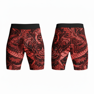 100% Polyester High Quality Material Training Gym Running Quick Dry Elastic Breathable Fitness Custom Logo Compression Shorts - Product Image 2
