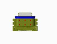 Connecteur femelle USB 3.1 Type C 24 broches SMT étanche IPX7, protection contre l'immersion, courant nominal 5A, conformité RoHS pour scanner