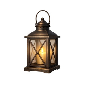 High Living <b>Copper</b> Antique Finished Home Decorative Metal & Glass Metal Candle <b>Lanterns</b> for Outdoor & Home Decor Customized - Product Image 5
