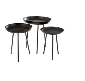 Table d'appoint en fer thermolaqué durable, prix usine, table de chevet en métal créative en forme de bulle, petite table d'appoint pour intérieur et extérieur - Product Image 4