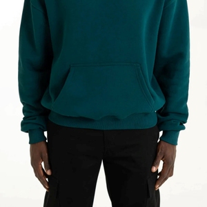 Pull-over unisexe d'hiver 100 % coton de haute qualité, grandes tailles, sweats à capuche et sweat-shirts brodés pour hommes, vente en gros, pull en molleton - Product Image 2