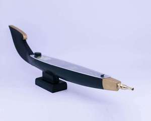 Boîte à épices en bois en forme de bateau avec organisateur de masala artisanal assorti pour la cuisine, la salle à manger, récipient de rangement traditionnel - Product Image 3