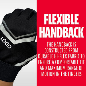 Gants de football américain professionnels avec paume renforcée pour une précision de préhension et une sécurité du ballon améliorées - Product Image 4