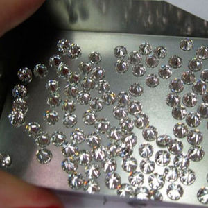 Diamants synthétiques certifiés de laboratoire, taille brillant, couleur D, clarté VVS2/VS1, 0,75-0,80 carats, pour la fabrication de bijoux (échantillon) - Product Image 2