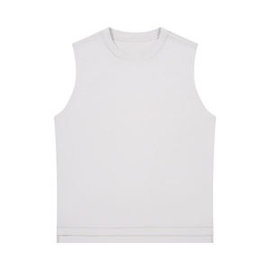 Débardeur Homme Blanc en Spandex-Polyester Imprimé Respirant Séchage Rapide Écologique Coupe Ample Teint en Pièce Col Rond - Product Image 2