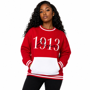 Sweat-shirts universitaires grecs pour la fraternité, vêtements de style sororité, 1913 Diva, sweat-shirt Delta, pull Sigma Theta - Product Image 1