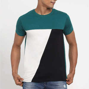 T-shirt pour homme de couleur unie, dernière mode, pour adultes, design OEM personnalisé, séchage rapide, t-shirt uni pour homme - Product Image 1