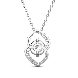Abordable 925 Argent Sterling Diamant Moissanite De 1 Carat Pendentif Collier Pour Femme Bijoux Fins Destiny Bijoux - Product Image 3