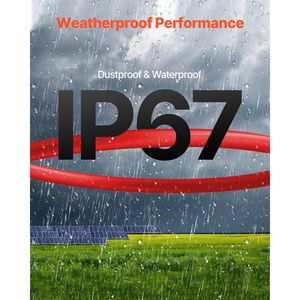 Cavo di Prolunga per Pannello Solare Impermeabile 100FT 10AWG Rosso 6mm2C Cavo PV - Product Image 4