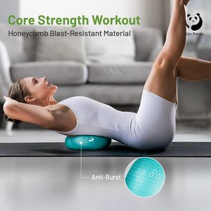 Palla da Pilates da 9 Pollici Anti-Scoppio, Palla per Yoga e Stabilità, Accessorio per Esercizi di Rafforzamento del Core e Terapia Fisica - Product Image 4