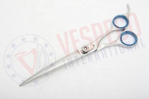 Ciseaux de toilettage professionnels pour animaux de compagnie Ciseaux de coupe de cheveux de chien en acier inoxydable avec outil de beauté à pointe de lame tranchante - Product Image 2
