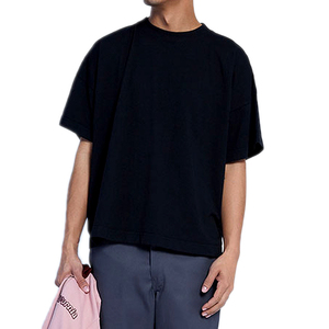เสื้อยืดโอเวอร์ไซส์ผู้ชายเทรนดี้ ทรงหลวม ผ้าฝ้ายนุ่ม คอกลม ระบายอากาศได้ดี สตรีทแวร์ แฟชั่นลำลองใส่ได้ทุกวัน สวมใส่สบาย - Product Image 5