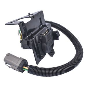 For Ford F 250 F 350 F 450 F 550 Super Duty 1999 2000 2001 Trailer Tow Wiring Harness Plug 4 7 Truck Electronics Electrical - Product Image 1