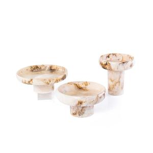 ชามเรซิ่นทำมือขัดเงาแบบวินเทจสำหรับใส่ช็อกโกแลตและอินทผลัม ภาชนะใส่อาหารปลอดภัย ขนาดใหญ่ เหมาะสำหรับเป็นของขวัญและจานเสิร์ฟ - Product Image 1