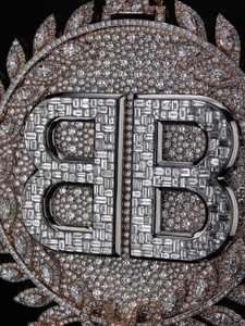 Custom <b>Iced</b> <b>Out</b> 925 Sterling Silver Hip Hop <b>Chain</b> Pendant with VVS Moissanite Diamond Rhodium Plated Charm Pendants with <b>chain</b> - Product Image 1