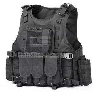 Chaleco Táctico Multibolsillos Impermeable para Paintball, Material de Nailon/Poliéster, Talla Ajustable y Logotipo Personalizado para Deportes al Aire Libre - Product Image 2