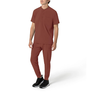 Mens Scrub Tops Custom Logo Nursing Healthcare Apparel Supplier Pakistan OEM Export Worldwide Markets Global - Product Image 2