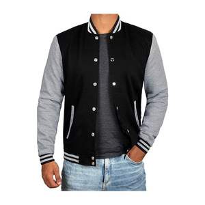 Chaqueta de Béisbol Casual de Moda Unisex con Diseño Moderno, Chaqueta Bomber de Lana con Bordado para Hombre - Product Image 5