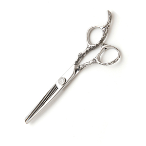Ciseaux de coiffure pour hommes, en acier inoxydable poli miroir, pour soins personnels, ciseaux à effiler les cheveux, vente chaude - Product Image 3