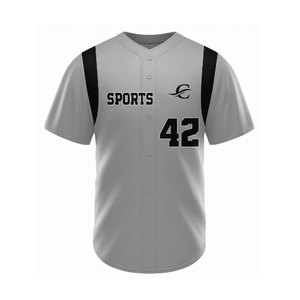 Camiseta de Béisbol de Manga Corta Transpirable de Color Personalizado de Primera Calidad, Ropa Deportiva, Venta Caliente, Hecha en Pakistán - Product Image 1