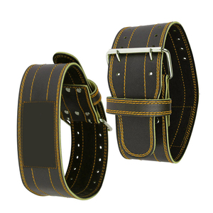 Factory Direct Leather Weightlifting Belt with Steel Buckle, Non-Slip Heavy Duty Adjustable Support for Gym, Powerlifting - Product Image 6
