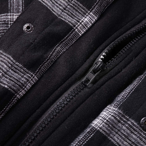 ARTIZ INTERNATIONAL <b>Mens</b> Winter Hooded <b>Flannel</b> <b>Jacket</b> Eco-Friendly Windproof High Quality Fleece Lined Warm Plaid Streetwear - Product Image 4