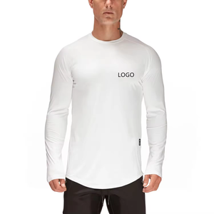 T-shirts en gros, t-shirts pas chers, t-shirts de fitness à séchage rapide et haute élasticité, chemises pour hommes à manches longues - Product Image 6