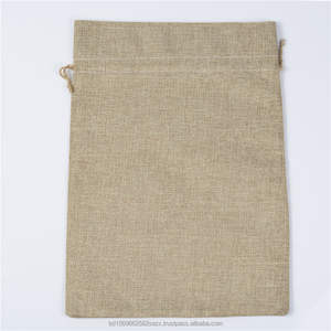 Sacs cadeaux en jute et toile de jute 100 % naturels, écologiques et durables, 7x9 pouces, avec cordon de serrage, pour fêtes et cadeaux de Noël - Product Image 5