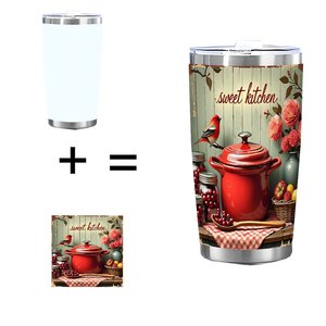 Stainless Steel Tumbler 20oz Double Wall <b>Insulated</b> Reusable <b>Cup</b> For Home Daily Use - Product Image 4