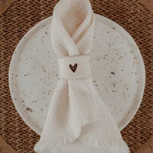 Anneau de serviette personnalisé avec nom Décoration de table - Product Image 3