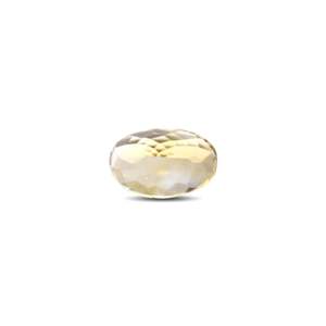 Natural Citrine Loose Gemstone 9 Carat Certified Cat's Eye Yellow Excellent Cut - Product Image 2