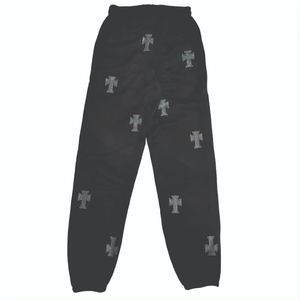 INDEX Unisex <b>Black</b> Tracksuit <b>Hoodie</b> Pants Set With Cross Print Streetwear Full Sleeve <b>Zipper</b> Fly Regular Fit Adults Autumn Wear - Product Image 3