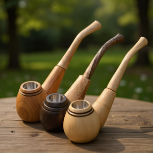 Pipa de Fumar de Madera Hecha a Mano de Estilo Vintage Premium, Duradera, Ecológica, Reutilizable y Portátil, Fabricante Mayorista - Product Image 3