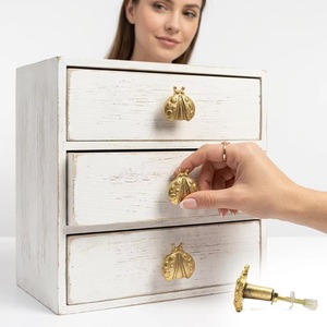 Ladybug Cast Iron Animals <b>Cabinet</b> <b>Knobs</b> Pulls Versatile Use for Wardrobe Drawer Dresser Bedroom Kitchen Bathroom Living Room - Product Image 2