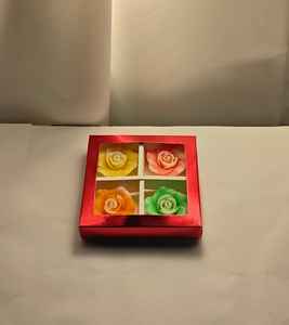 Lot de 4 bougies flottantes artisanales en cire de paraffine pour aromathérapie, décoratives, idéales pour cadeaux, festivals, cadeaux d'entreprise, vente en gros - Product Image 6