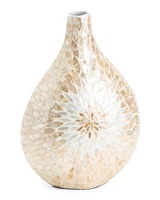 Vase en nacre de haute qualité, best-seller, décoration de table en bois sculpté à la main, exquis, vue Nam