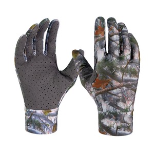Camouflage <b>Fingerless</b> Hunting <b>Gloves</b> Lightweight Microfiber Waterproof Breathable Half Finger Outdoor Shooting Gear - Product Image 2