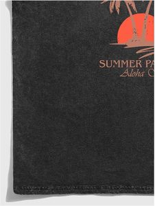 Camiseta sin mangas con estampado de letras para hombre, cuello redondo, estilo hawaiano, para la playa - Product Image 4