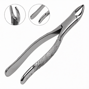 Instruments chirurgicaux dentaires manuels en acier inoxydable, forceps d'extraction des premiers molaires supérieurs et inférieurs, dentiste - Product Image 1