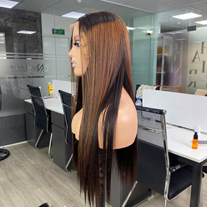 Peluca de Cabello Humano Vietnamita Liso, Color Marrón Degradado, Extensiones de Cabello con Cierre, Alta Calidad, Precio al por Mayor - Product Image 3