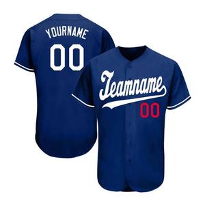 Camiseta de Béisbol/Sóftbol Personalizada, Diseño Unisex con Rayas y Logotipo Personalizado, Transpirable, Tallas Grandes, Ropa de Equipo - Product Image 1
