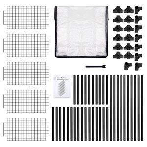 1 confezione di griglia da 5 ripiani con coperchio per la conservazione del Garage - Product Image 6