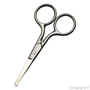 Tijeras Profesionales de Acero Inoxidable para Cejas, con Logotipo Personalizado, Mango Cómodo, Diseño para Diestros, Hoja Recta y Afilada - Product Image 3