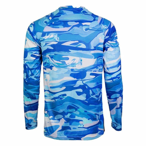 Camisa de Pesca Transpirable con Protección Solar UPF 50, Absorbente de Humedad, con Diseño Personalizado OEM para Hombre, Manga Larga, Resistente al Viento y de Secado Rápido - Product Image 2