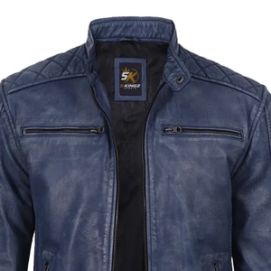 Chaqueta de Invierno para Hombre, Estilo Bomber, de Piel de Oveja Pura, Acolchada, Corte Ajustado, Reversible, Impermeable, Ecológica y de Secado Rápido - Product Image 5